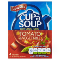 Batchelors Cup a Soup Tomato and Vegetable 4 sachets 104g