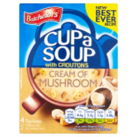 Batchelors Cup a Soup Cream of Mushroom 4 sachets 99g