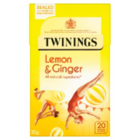 Twinings Lemon and Ginger Tea 20 bags