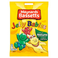 Maynards Bassetts Jelly Babies Sweets Bag 190g - Brittains Home Stores ...