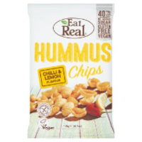 Eat Real Hummus Chips Chilli & Lemon Flavour 135g