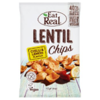 Eat Real Lentil Chips Chilli & Lemon Flavour 113g