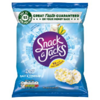 Snack A Jacks Salt & Vinegar Rice Cakes 23g