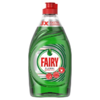 Fairy Platinum Quickwash Original Washing Up Liquid With Up To 3X Faster Tough Grease Cleaning 383ml