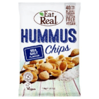 Eat Real Hummus Chips Sea Salt Flavour 135g