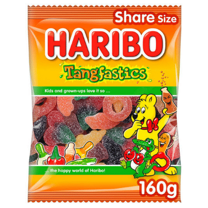 HARIBO Tangfastics Bag 175g - Brittains Home Stores I English & British ...