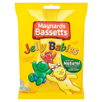 Maynards Bassetts Jelly Babies Sweets Bag130g - Brittains Home Stores I ...