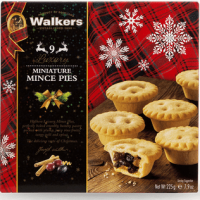 9 Miniature Luxury Mince Pies Walkers 225g