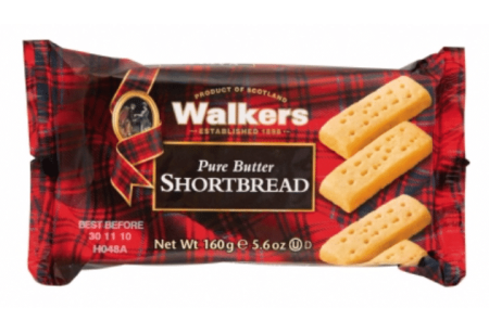 Shortbread Fingers  Walkers 160g