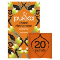 Pukka Three Cinnamon 20 Herbal Tea Sachets 40g